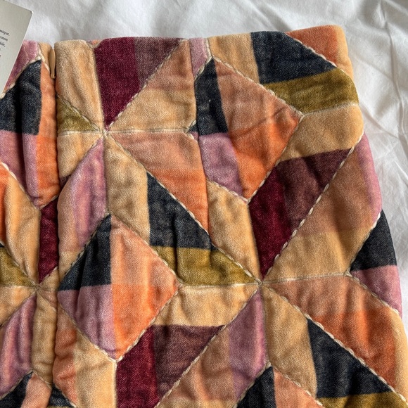 NWT Sézane Malia Skirt in Patchwork Stella Size 38/6 - Picture 9 of 11